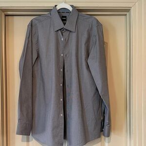 Boss Men's Charcoal Dress Shirt